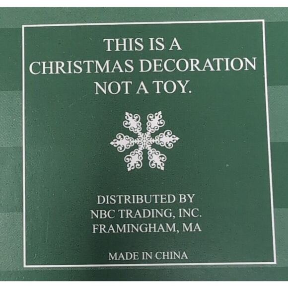 Snowflake Christmas Ornaments 4.5" Set of 3 Cardboard Hanging Cottage NEW NWT - Picture 8 of 8